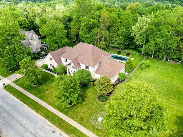 1656 Fox Trl, Bellbrook, OH 45305 - view of subject property featuring a heavily wooded area