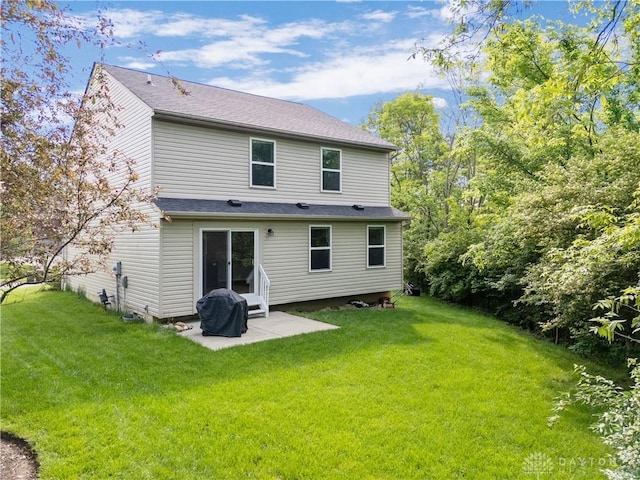 5065 Cross Creek Ln, Miami Township, OH 45150 - back of property featuring a lawn and a patio