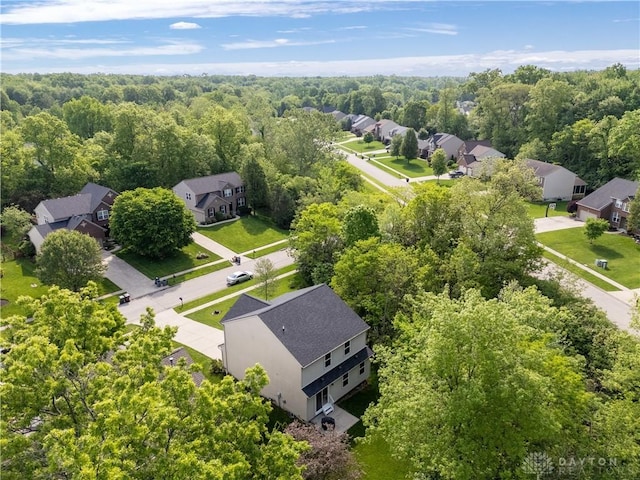 5065 Cross Creek Ln, Miami Township, OH 45150 - aerial view of residential area featuring a heavily wooded area