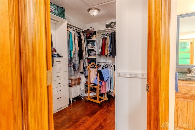 849 Wind Blf, Springboro, OH 45066 - walk in closet with wood finished floors