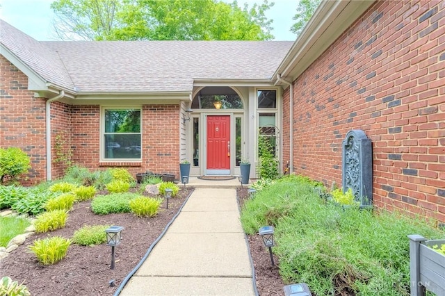 849 Wind Blf, Springboro, OH 45066 - entrance to property with brick siding and roof with shingles