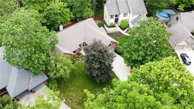 849 Wind Blf, Springboro, OH 45066 - aerial view of property and surrounding area
