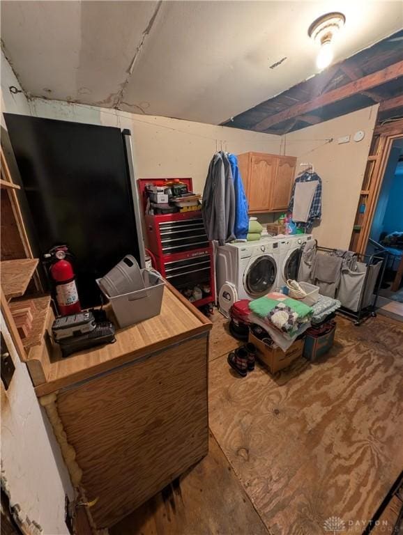 7430 S Kessler Fred Rd, West Milton, OH 45383 - basement with separate washer and dryer
