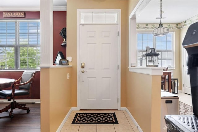 2684 Cedarbrook Way, Beavercreek, OH 45431 - foyer entrance featuring healthy amount of natural light and tile patterned flooring