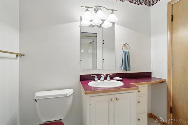 141 W Rahn Rd, Washington Twp, OH 45429 - bathroom featuring vanity and toilet