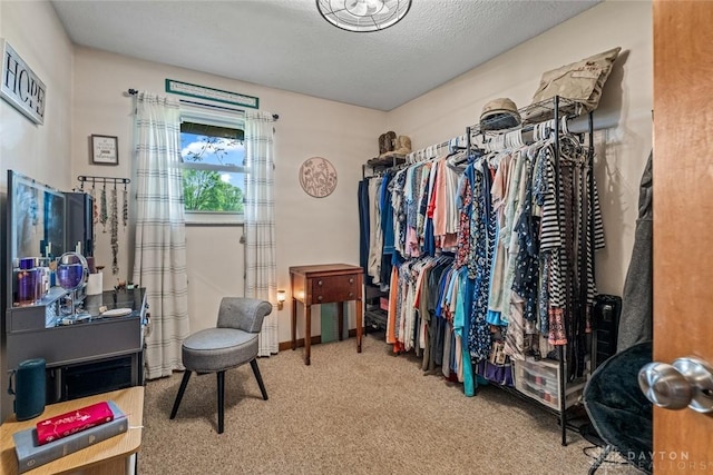 1493 N Sulphur Springs Rd, West Alexandria, OH 45381 - spacious closet featuring carpet floors