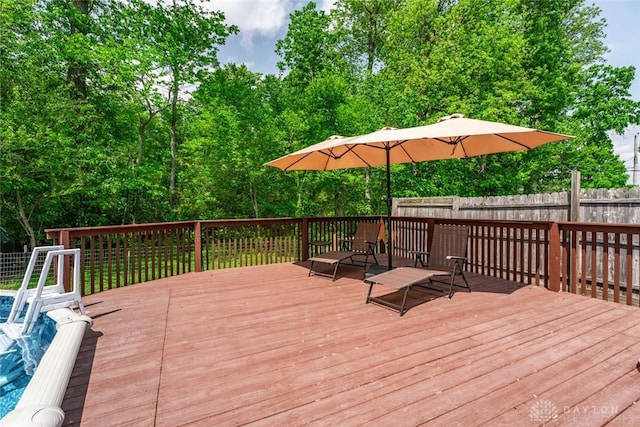 1493 N Sulphur Springs Rd, West Alexandria, OH 45381 - wooden terrace featuring fence