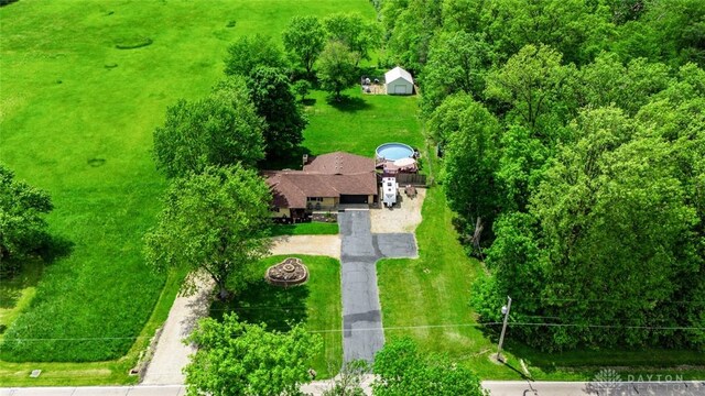 1493 N Sulphur Springs Rd, West Alexandria, OH 45381 - view from above of property