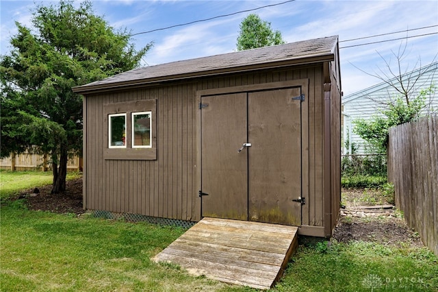 1139 Chalet Dr, New Carlisle, OH 45344 - view of shed