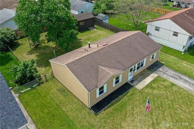 1139 Chalet Dr, New Carlisle, OH 45344 - aerial view of property and surrounding area