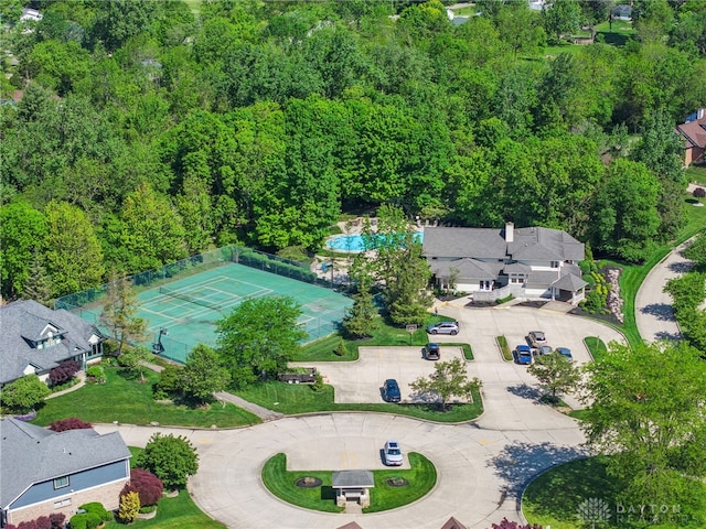 aerial overview of property's location