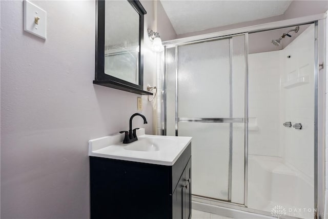 4119 Pleasant View Ave, Dayton, OH 45420 - bathroom featuring vanity and a stall shower