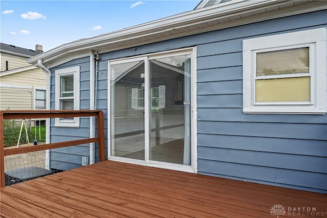 4119 Pleasant View Ave, Dayton, OH 45420 - view of wooden deck