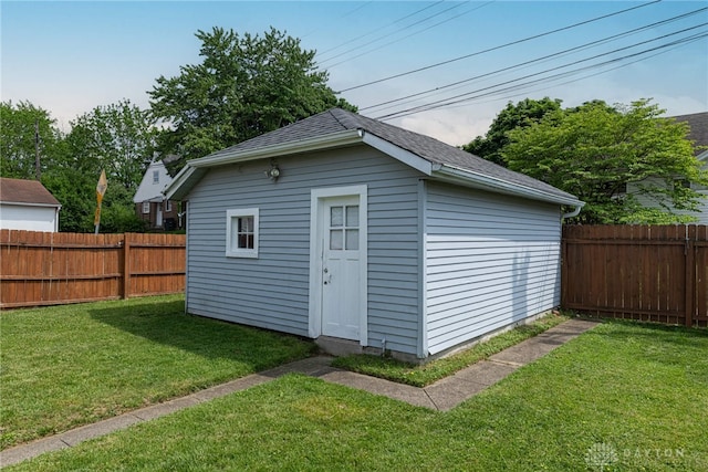 2526 Saint Charles Ave, Dayton, OH 45410 - view of outdoor structure featuring a fenced backyard