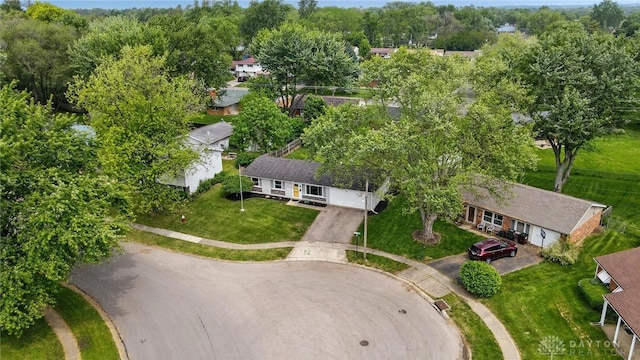 aerial view of property and surrounding area