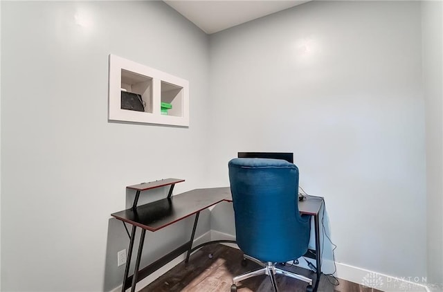 1264 Normandy, Clearcreek Twp, OH 45458 - office featuring wood finished floors and baseboards