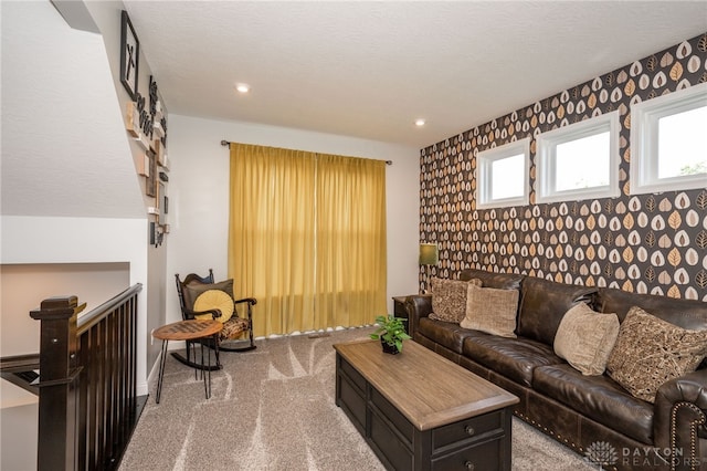 1909 Cleopatra Dr, Franklin, OH 45005 - carpeted living room featuring recessed lighting