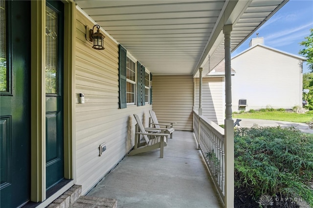 view of porch