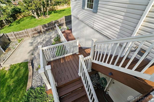 2337 Eastwind Dr, Beavercreek, OH 45434 - deck featuring stairs