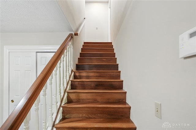 view of stairway