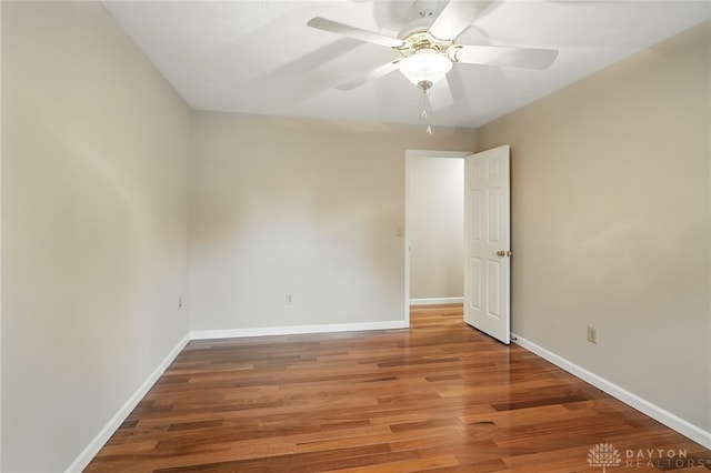 2337 Eastwind Dr, Beavercreek, OH 45434 - spare room featuring baseboards and wood finished floors