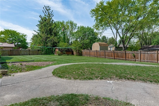 view of yard