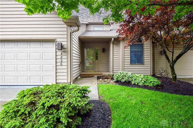 4826 Beechwood Ln, Middletown, OH 45042 - doorway to property featuring an attached garage
