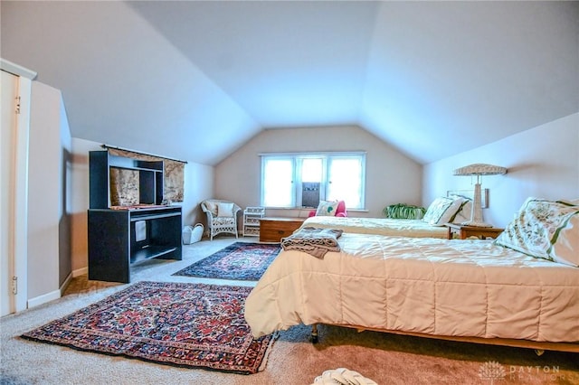 401 Hadley Ave, Dayton, OH 45419 - carpeted bedroom with vaulted ceiling