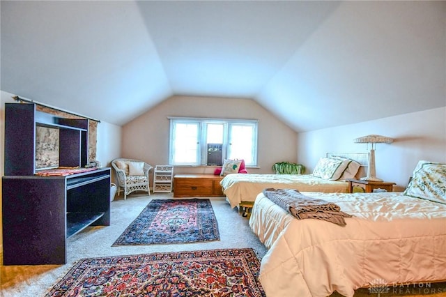 401 Hadley Ave, Dayton, OH 45419 - carpeted bedroom featuring vaulted ceiling