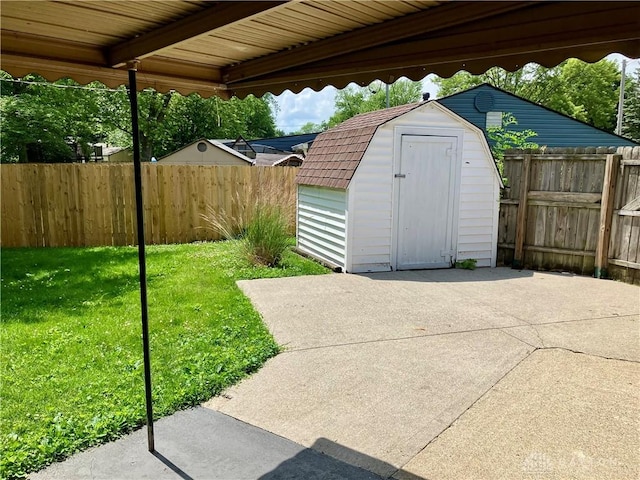 201 Applegate Rd, Union, OH 45322 - view of shed with a fenced backyard