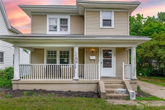 57 W Maplewood Ave, Dayton, OH 45405 - traditional style home featuring a porch