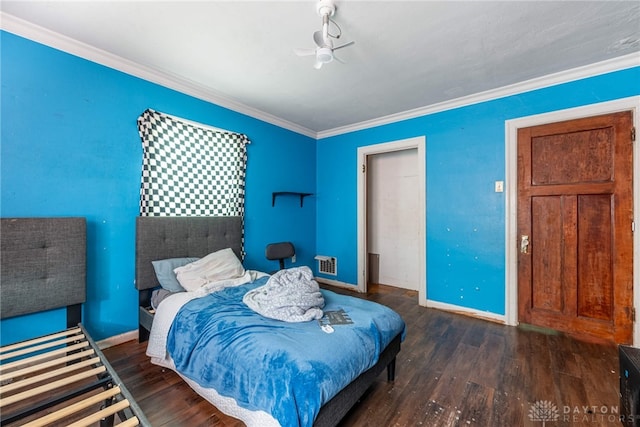 57 W Maplewood Ave, Dayton, OH 45405 - bedroom featuring wood finished floors and crown molding