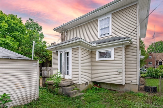 57 W Maplewood Ave, Dayton, OH 45405 - view of back of property at dusk