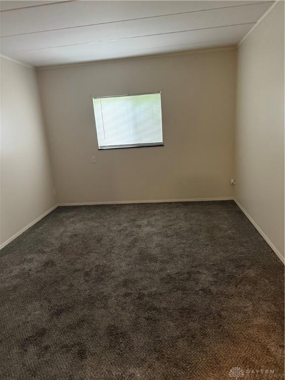 1109 Arrowhead Xing Unit A, West Carrollton, OH 45449 - spare room featuring ornamental molding and carpet floors