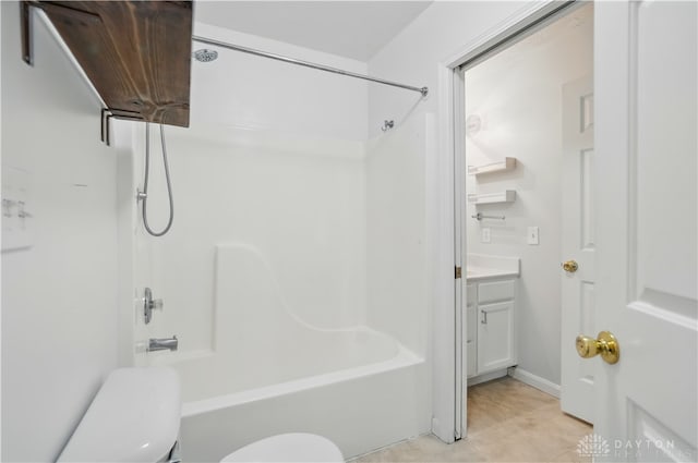 9670 Centerville Creek Ln, Washington Twp, OH 45458 - bathroom with toilet, shower / washtub combination, and vanity