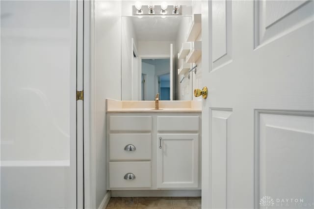 9670 Centerville Creek Ln, Washington Twp, OH 45458 - bathroom featuring vanity and tile patterned floors