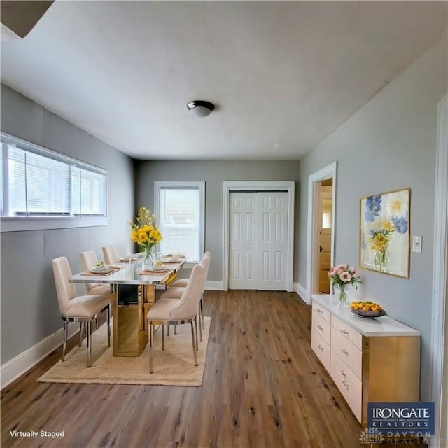 1271 Highland Ave, Dayton, OH 45410 - dining room with wood finished floors and baseboards