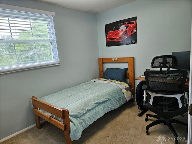 2547 Ryan Ct, Beavercreek, OH 45434 - bedroom with carpet, an office area, and baseboards