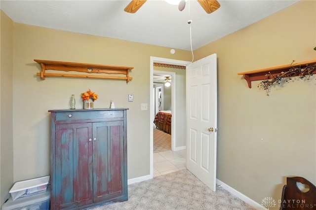 8590 Euphemia Castine Rd, Lewisburg, OH 45338 - hall featuring light colored carpet and baseboards