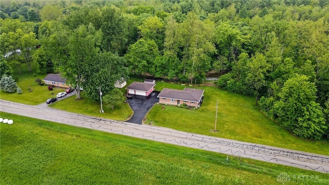 8590 Euphemia Castine Rd, Lewisburg, OH 45338 - view from above of property featuring a heavily wooded area