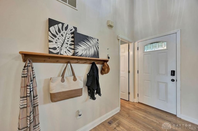 406 Forge Dr, Lebanon, OH 45036 - entryway featuring baseboards and wood finished floors