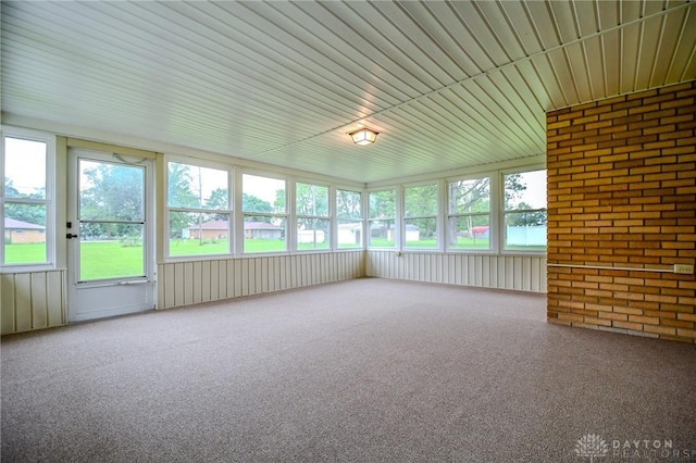 3653 Cloverdale Rd, Medway, OH 45341 - unfurnished sunroom with carpet floors and plenty of natural light