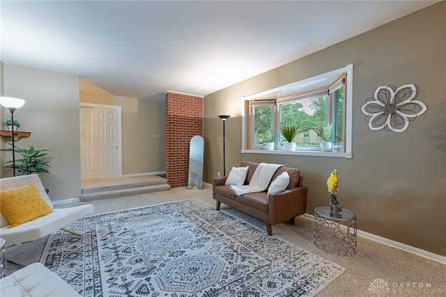 2444 Tennyson Dr, Bellbrook, OH 45305 - living area featuring carpet and baseboards