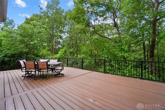 7721 Country Brook Ct, Springboro, OH 45066 - deck featuring outdoor dining area