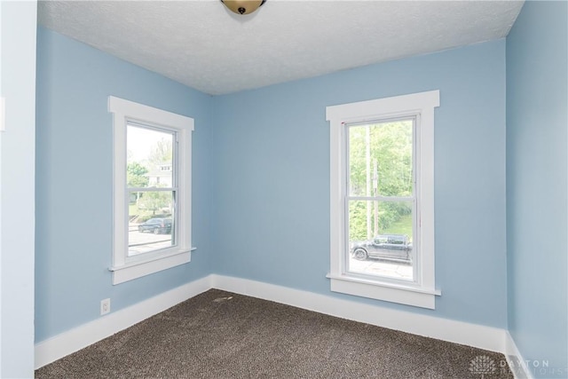1015 Maiden Ln, Springfield, OH 45504 - carpeted empty room with baseboards and a textured ceiling