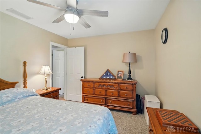 601 Tara Oaks Dr, Middletown, OH 45042 - bedroom featuring carpet flooring and ceiling fan