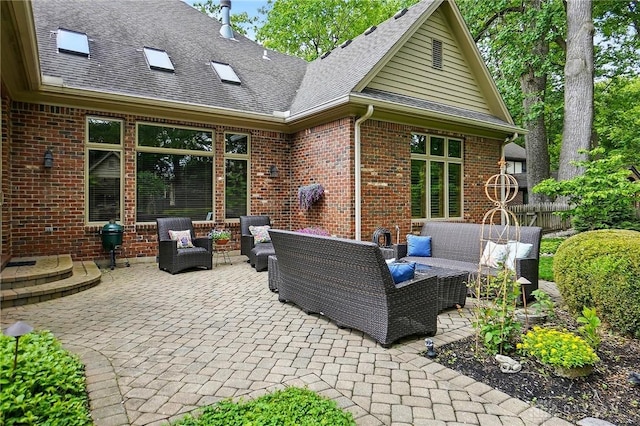 1129 Green Tree Rd, Centerville, OH 45429 - view of patio featuring an outdoor living space