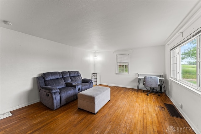 1012 W Sparrow Rd, Springfield, OH 45502 - sitting room with hardwood / wood-style floors and baseboards