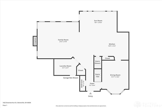 1422 Shawnee Run Dr, Maineville, OH 45039 - home floor plan