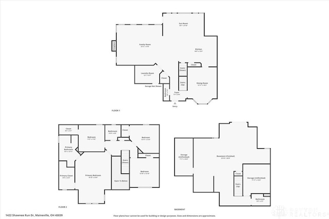 1422 Shawnee Run Dr, Maineville, OH 45039 - room layout